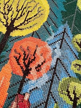 Amazon.com: Wizardi Abris Art Cross-Stitch Kits - Cozy in The